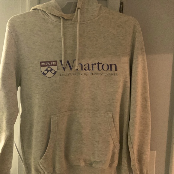 White Wharton University Sweatshirt - Picture 1 of 2
